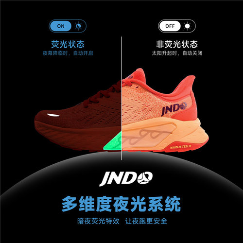 鲸动呼吸鞋夏季透气特斯拉阀喷气跑鞋男鞋女鞋网面休闲慢跑运动鞋 - 图1