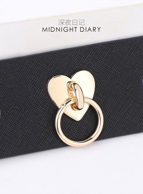 Midnight Diary 皮质爱心手拷魔术道具cosplay高级金属链情侣礼物