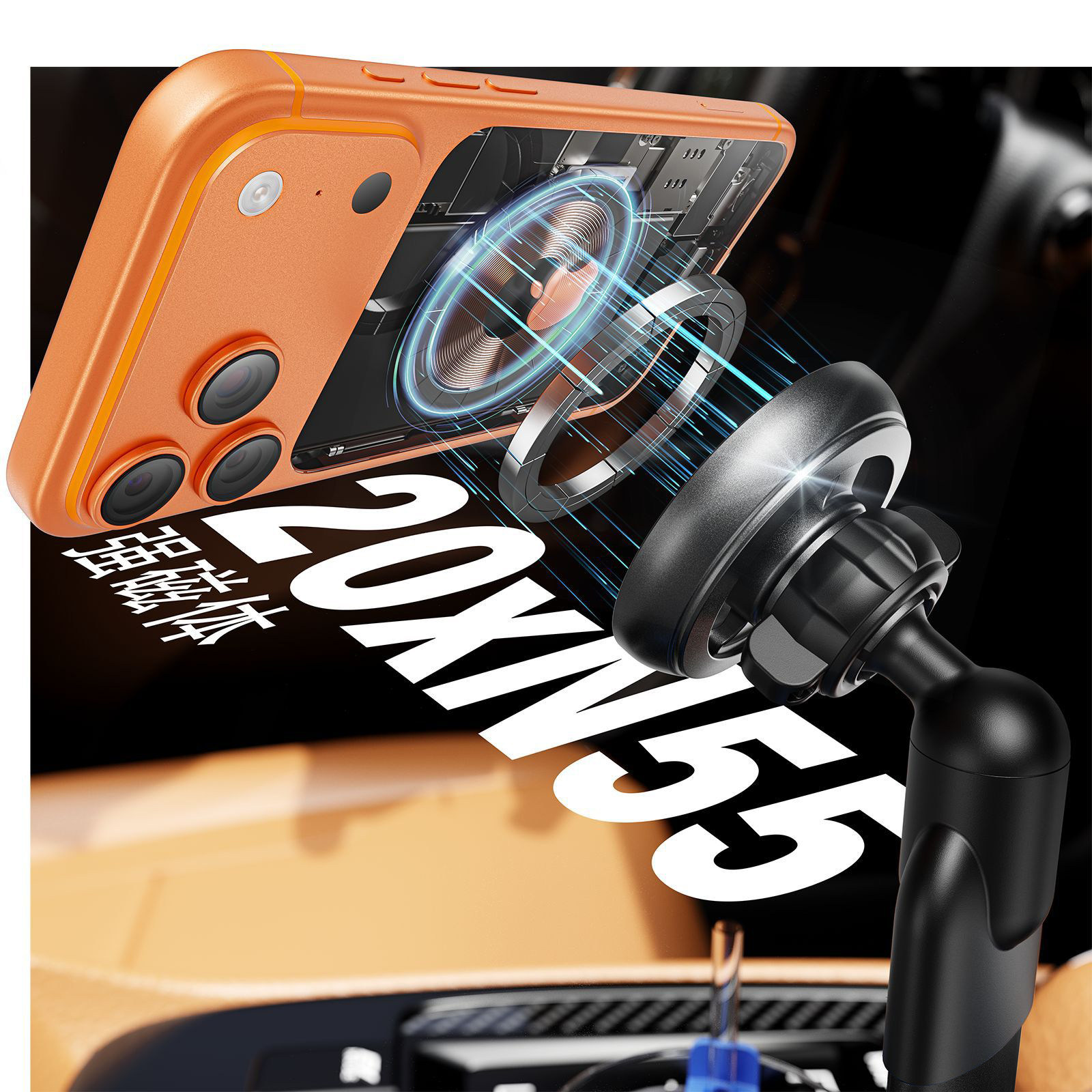 NAIDUN is suitable for metal water cup telescopic mobile phone holder aluminum alloy car holder multi-functional support mobile phone accessories