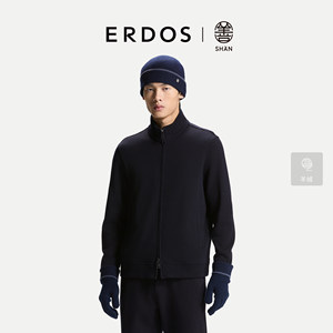【善系列】ERDOS 男装触屏抽条羊绒手套26年早秋新款分指设计手套