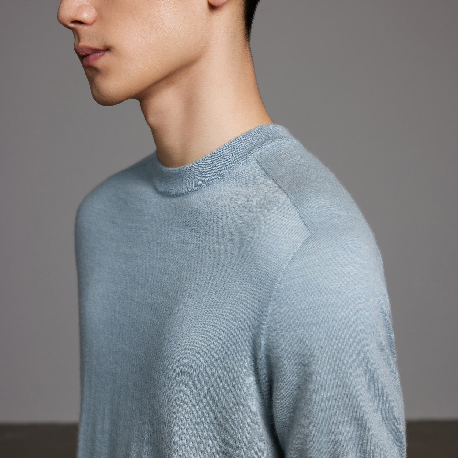 ERDOS 男装羊绒T恤春季款精纺圆领轻薄半袖套衫商务休闲,淘宝优惠券,粉丝福利购,淘宝优惠卷