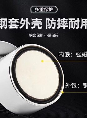 爆款磁性银元鉴定器 辨别真假银币古币袁大头专用 强力圆形吸铁石