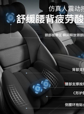 德国靠背男士车载颈部按摩器便携