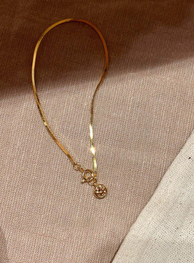 金色蛇骨手链女款2026新款高级感