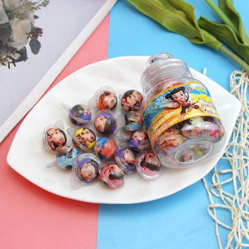 35克小哪吒造型爆浆软糖混合水果味怀旧儿童宝宝含糖休闲零食,淘宝优惠券,粉丝福利购,淘宝优惠卷