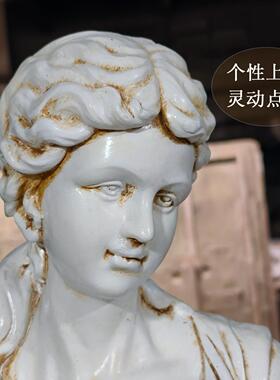 欧式人物雕塑摘水果女神雕像别墅庭院花园玻璃钢摆件装饰户外摆设