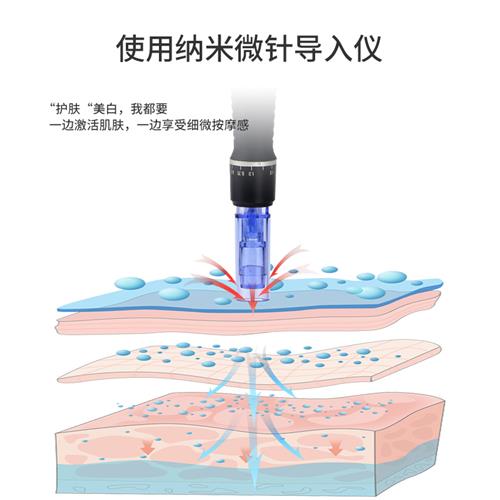 Kemas电动微针导入仪器脸部护理按摩微晶导入仪mts中胚导入飞梭仪-图2