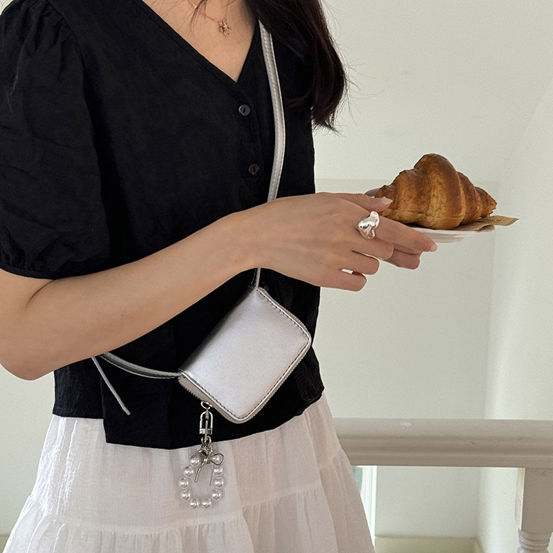 韩国小众设计onnuk同款腰包时髦搭配小卡包迷你斜挎小方包零钱包,淘宝优惠券,粉丝福利购,淘宝优惠卷