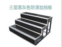 School folding movable steps ladder photographed stage Three layers of step station frame for photo stage Grand Choral Choral Terra