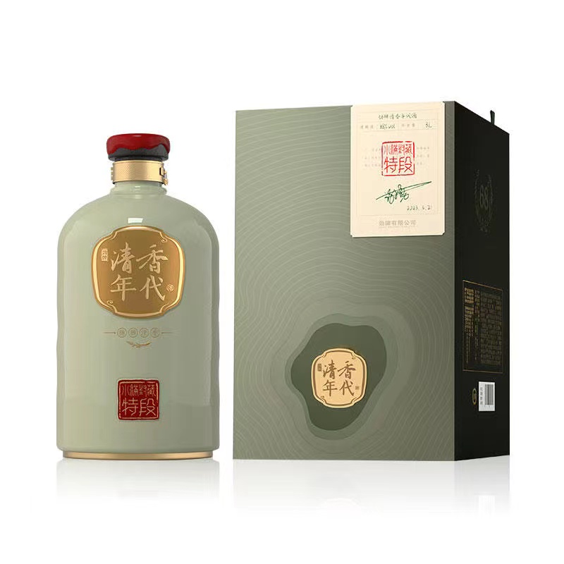 劲牌糯高粱清香年代特段68度3L 约6斤高端礼盒送礼实惠官方旗舰店