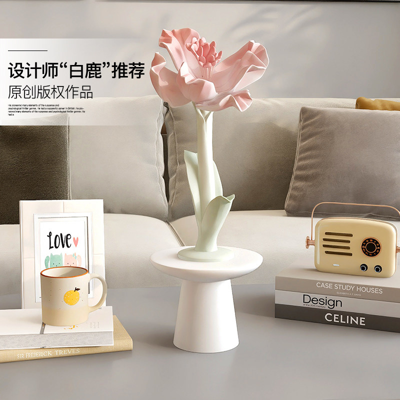 轻奢时尚仿真花卉工艺品摆件客厅餐厅家居装饰品乔迁生日礼物女生,淘宝优惠券,粉丝福利购,淘宝优惠卷