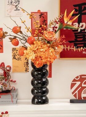 采购产品2025新中国风红色人造花,人造花装饰,乔迁装饰,婚礼房间