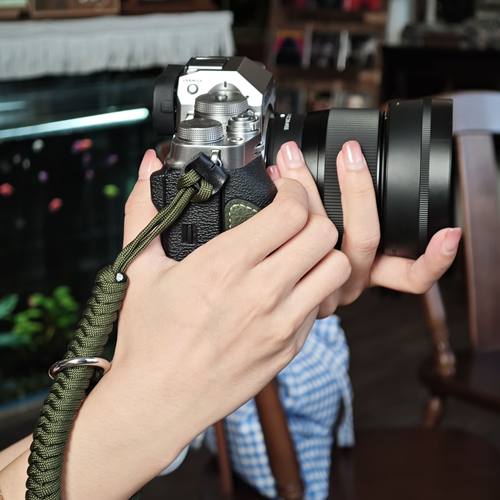 手腕带绳编织相机挂绳微单单反相机适用于富士佳能索尼尼康哈苏 - 图0