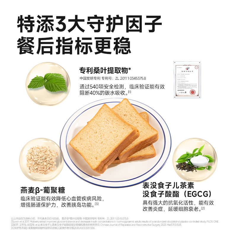 糖友厨房无糖精吐司病人孕妇慢糖尿生酮零食品早餐专用面包饱饱腹 - 图2