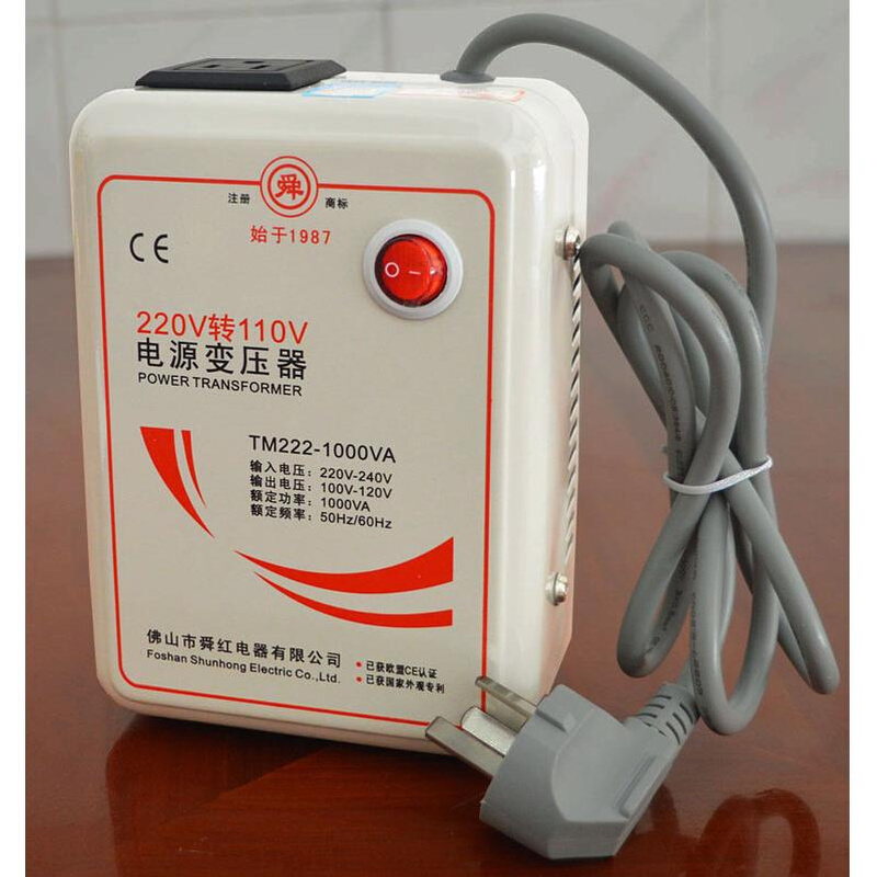 舜红1000W变压器220V转110V110V转220V100V/120V电源电压转换器 - 图3