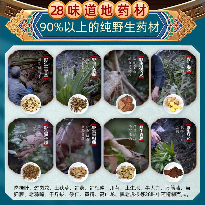 葛洪桂龙药膏袪风湿关节疼痛专用药治腰椎腿膝盖颈肩周炎舒筋活络
