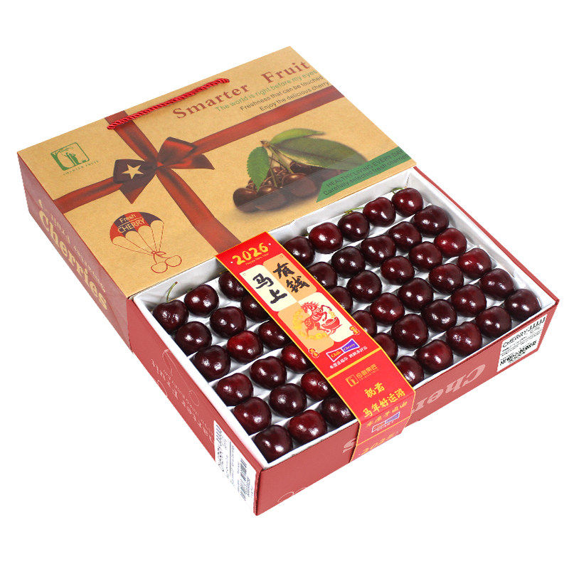 马年礼盒2/5斤5J智利进口车厘子黑珍珠大樱桃新鲜水果送礼高端,淘宝优惠券,粉丝福利购,淘宝优惠卷