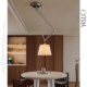 Tolomeo medieval swing arm chandelier designer lighting fixture