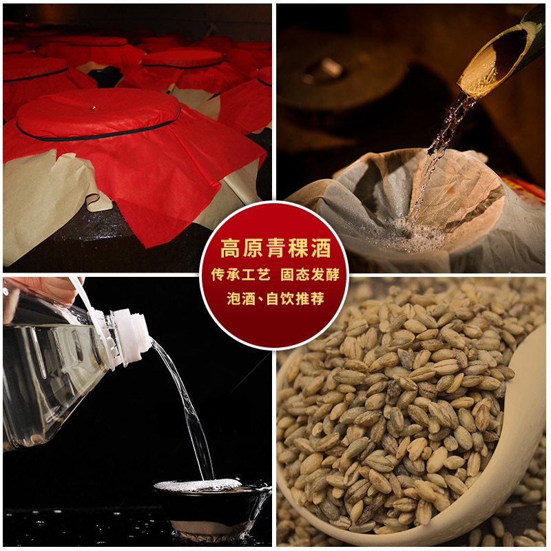 青稞酒青海互助43度青稞陈酿清香型纯粮食白酒桶装散酒自饮泡果酒