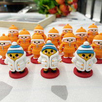 South Little potato granulated sugar Orange baby brave to break into Harbin Handheld Toy Toy Creative Doll Swing key chain pendant
