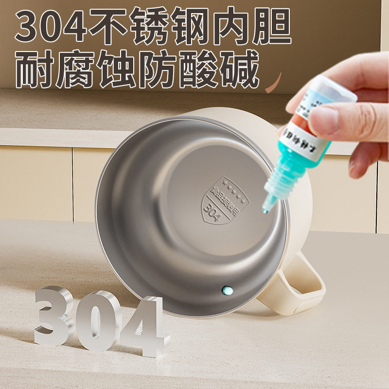 304不锈钢泡面碗带盖一人食保温饭盒学生方便面碗餐具套装带沥水,淘宝优惠券,粉丝福利购,淘宝优惠卷