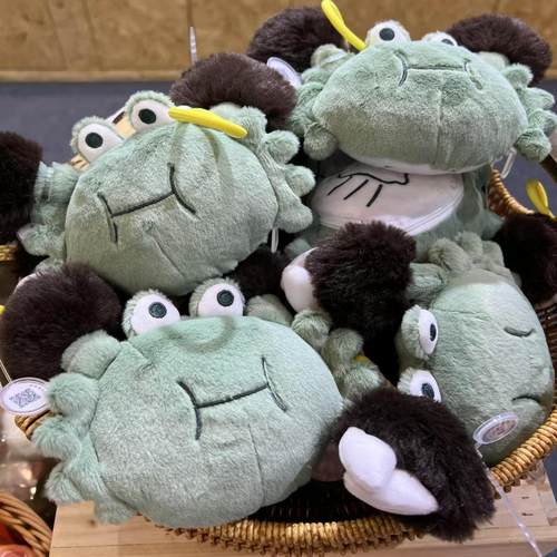 苏博文创阳澄湖大闸蟹蟹青青公蟹可爱呆萌玩偶挂件礼物送闺蜜朋友 - 图1