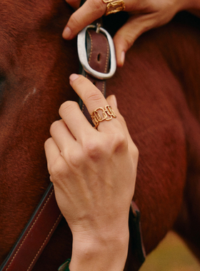 【新品上新】RC Retro Chic意大利复古时尚首饰 罗马弧光戒指小号