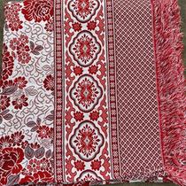 Old fashioned line blanket pure cotton double man bed single-thickness three-meter bed on single knit extra-large earth bed single sofa towels 4 m