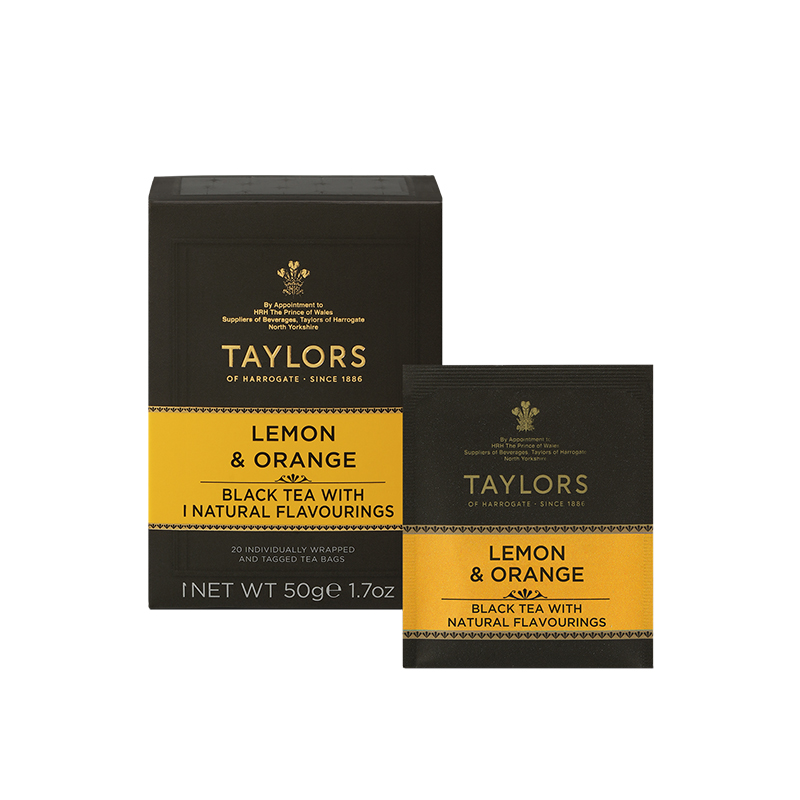 柠檬香橘红茶taylors英国泰勒进口茶包lemonorange橙子冷泡水果味 - 图1