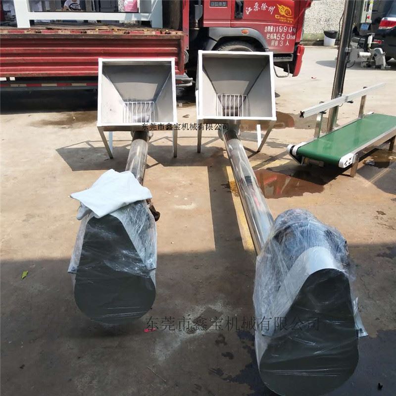 定制不锈钢螺旋输送机 塑料粉体输送机 树脂粉加料机厂家现货 - 图2