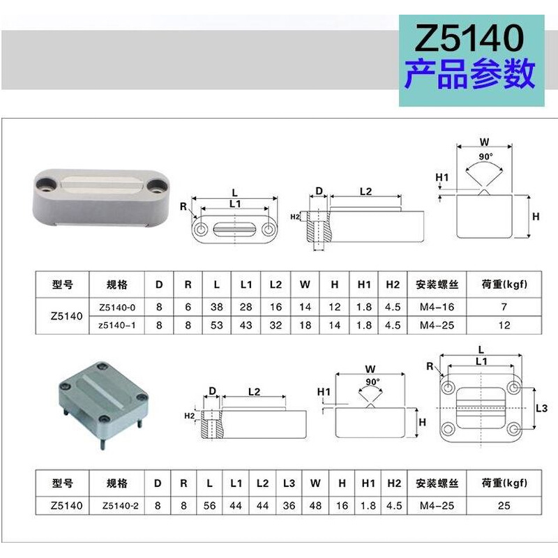 模。具滑块限位夹/定位珠/滑块固定器/Z510/Z5140模具限位夹-图3