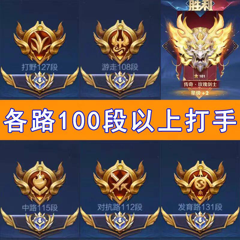 王者荣耀账户王者荣耀代练陪练工作室打大小国标省标巅峰战力王者代打百星魔方