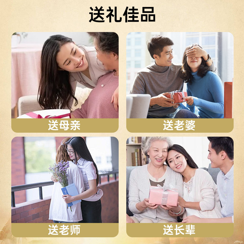 母亲节礼物送妈妈婆婆生日实用适合长辈老人50岁高级感檀木梳礼盒