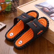 2023 Trampled on Slippers Mens Outside Wearing Interior Home Non-slip Bathroom Bath Lovers Casual Home Cool Tug