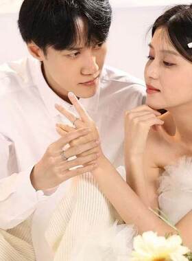 洛希极限情侣对戒清冷设计结婚