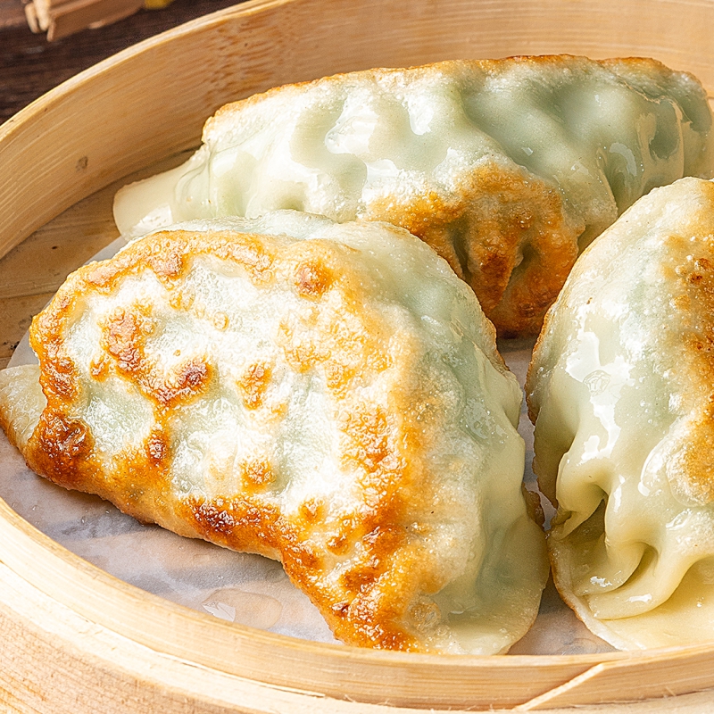 精丰粗粮韭菜煎饺广东早茶港式点心速冻茶楼蒸饺广式饺子水饺早餐