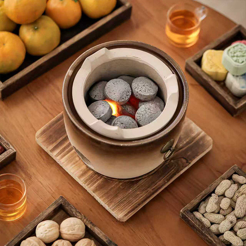 围炉煮茶器具全套碳炉室内烤火炉套装户外木炭泥炉烧烤肉2025新款,淘宝优惠券,粉丝福利购,淘宝优惠卷