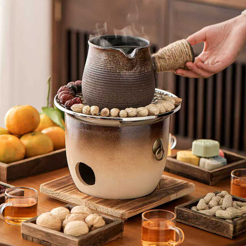 围炉煮茶器具全套碳炉室内烤火炉套装户外木炭泥炉烧烤肉2025新款,淘宝优惠券,粉丝福利购,淘宝优惠卷