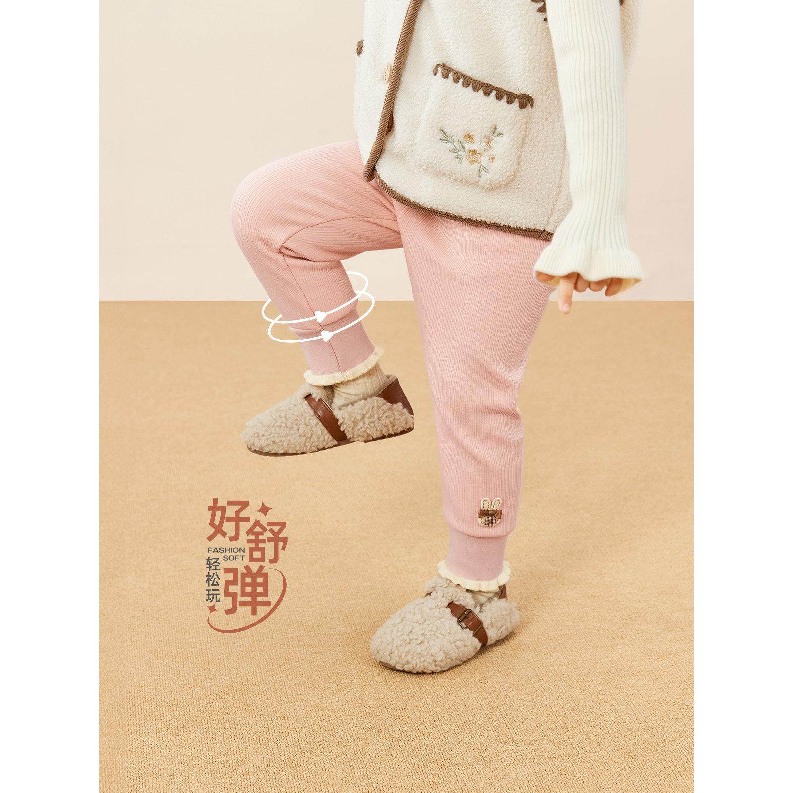 [抗菌远红外]女童打底裤宝宝加绒保暖束脚裤小童洋气儿童秋冬裤子,淘宝优惠券,粉丝福利购,淘宝优惠卷