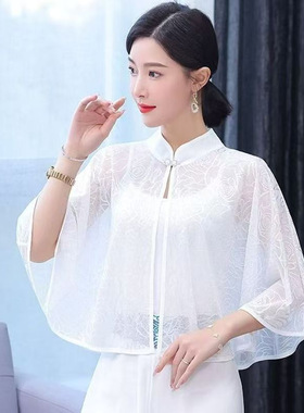 外套长款雪纺开衫女夏季薄款防晒