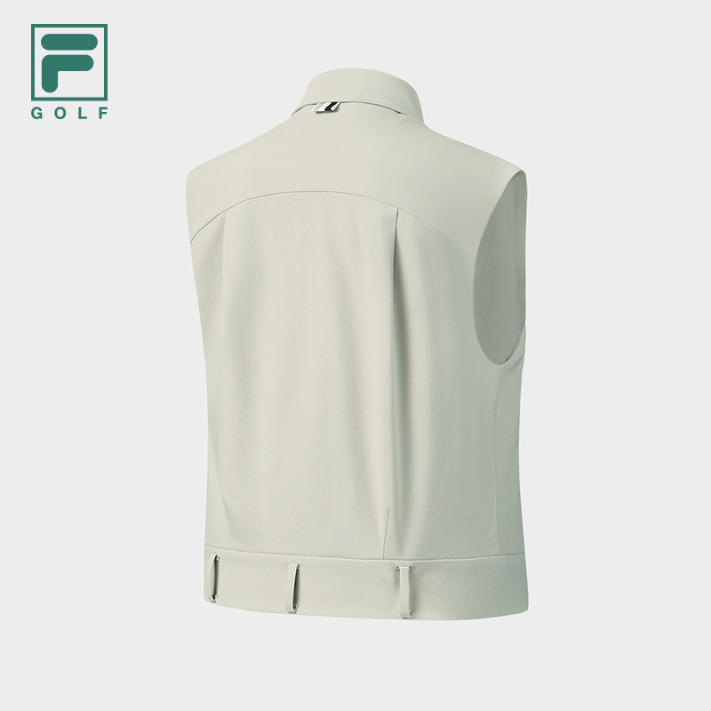 FILA 斐乐官方女士梭织马甲2026春季新款高尔夫运动基础无袖上衣,淘宝优惠券,粉丝福利购,淘宝优惠卷