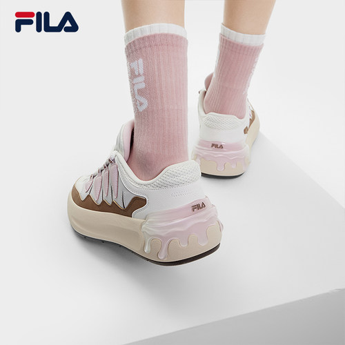 FILA 斐乐官方女鞋CARROT摩登板鞋秋新萝卜鞋厚底增高运动鞋 - 图0