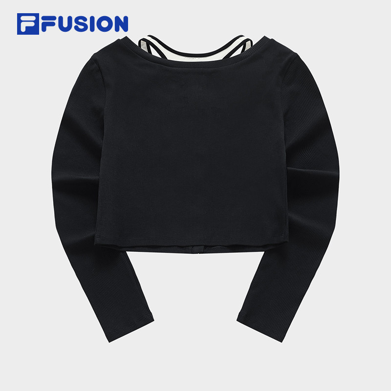FILA FUSION斐乐潮牌上衣两件套女2024夏季新款时尚休闲背心外套,淘宝优惠券,粉丝福利购,淘宝优惠卷