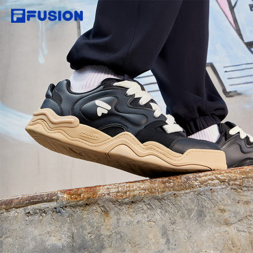 FILA FUSION斐乐潮牌男鞋KICK DX专业滑板鞋冬新款休闲踢板鞋 - 图1