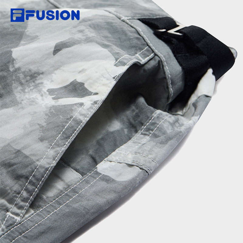 FILA FUSION斐乐潮牌梭织长裤男2025夏季新款时尚休闲宽松工装裤,淘宝优惠券,粉丝福利购,淘宝优惠卷