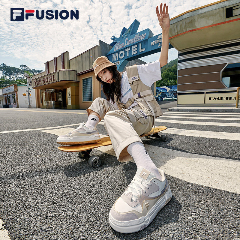 FILA FUSION斐乐潮牌BANK女鞋板鞋街头厚底鞋运动鞋休闲鞋低帮鞋,淘宝优惠券,粉丝福利购,淘宝优惠卷