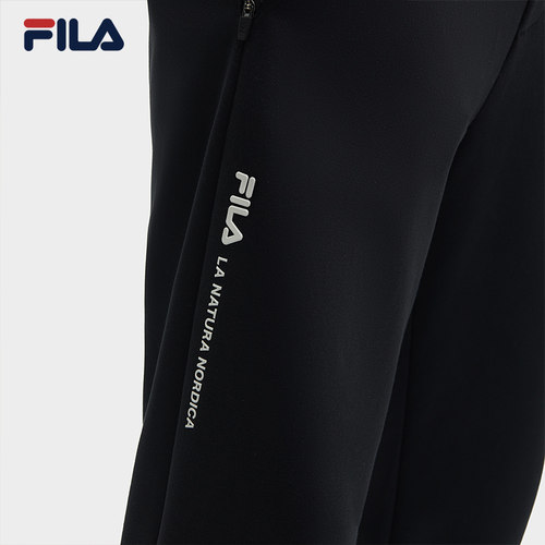FILA 斐乐官方男士针织长裤秋新款时尚加绒收口运动裤休闲裤裤子 - 图3