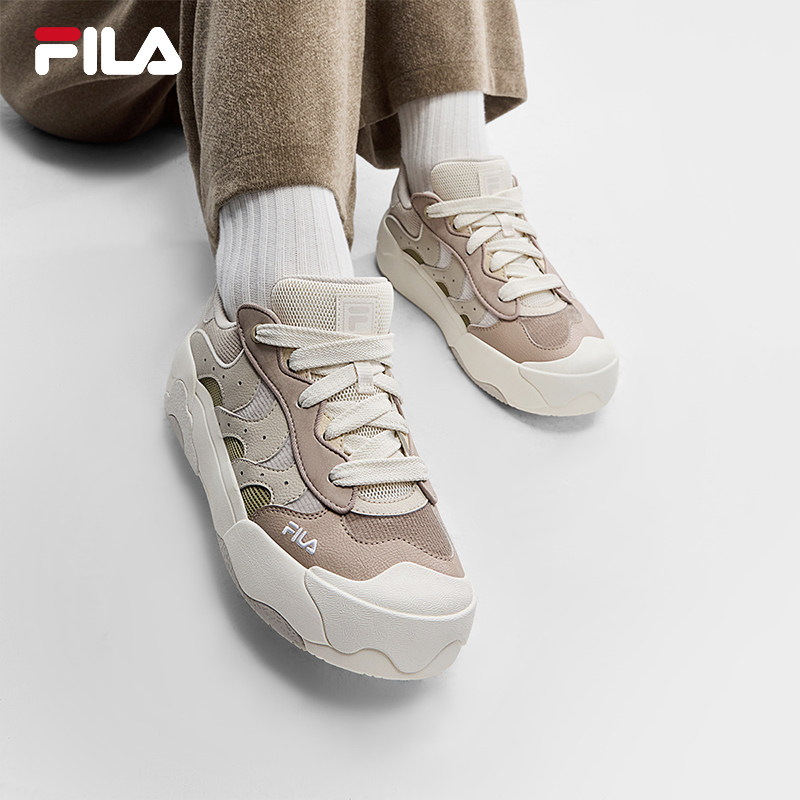 FILA 斐乐官方女鞋OMELETTE复古板鞋2025冬新款蛋包鞋时尚休闲鞋,淘宝优惠券,粉丝福利购,淘宝优惠卷