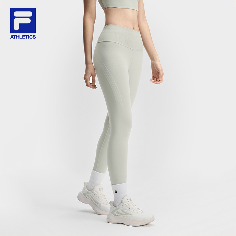 FILA斐乐女士针织打底裤2025春季健身运动紧身裤瑜伽裤,淘宝优惠券,粉丝福利购,淘宝优惠卷