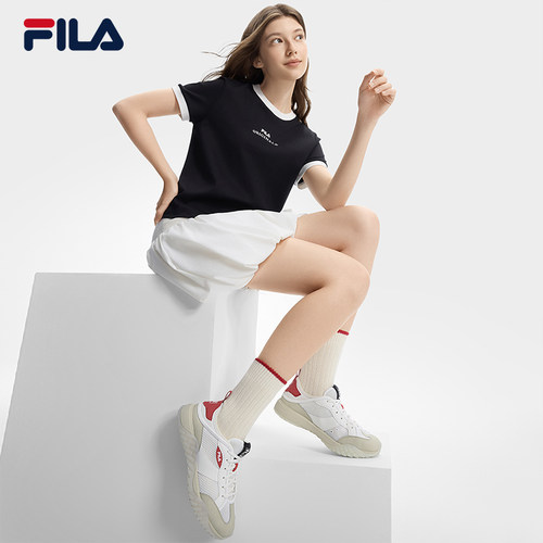 FILA斐乐官方女鞋先锋板鞋2025夏季新款沙丘鞋轻便时尚休闲运动鞋 - 图2